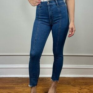 Abercrombie&fitch  ultra high rise super skinny Ankle size 0